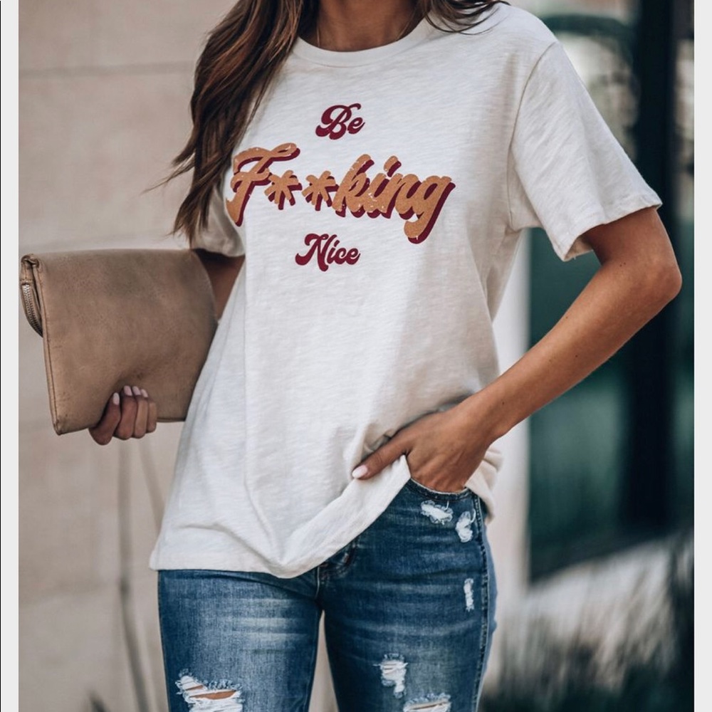 Be Nice Cotton Tee